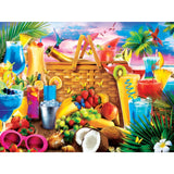 Paradise Beach - Picnic on the Beach 550 Piece Jigsaw Puzzle