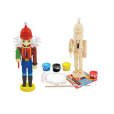 Nutcracker Lumberjack Ornament Wood Craft & Paint Kit