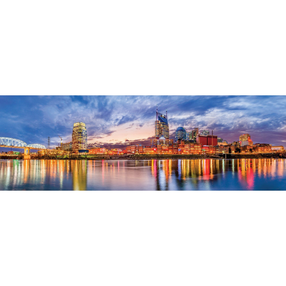 Nashville, Tennessee 1000 Piece Panoramic Jigsaw Puzzle