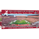 Alabama Crimson Tide - 1000 Piece Panoramic Jigsaw Puzzle - End View