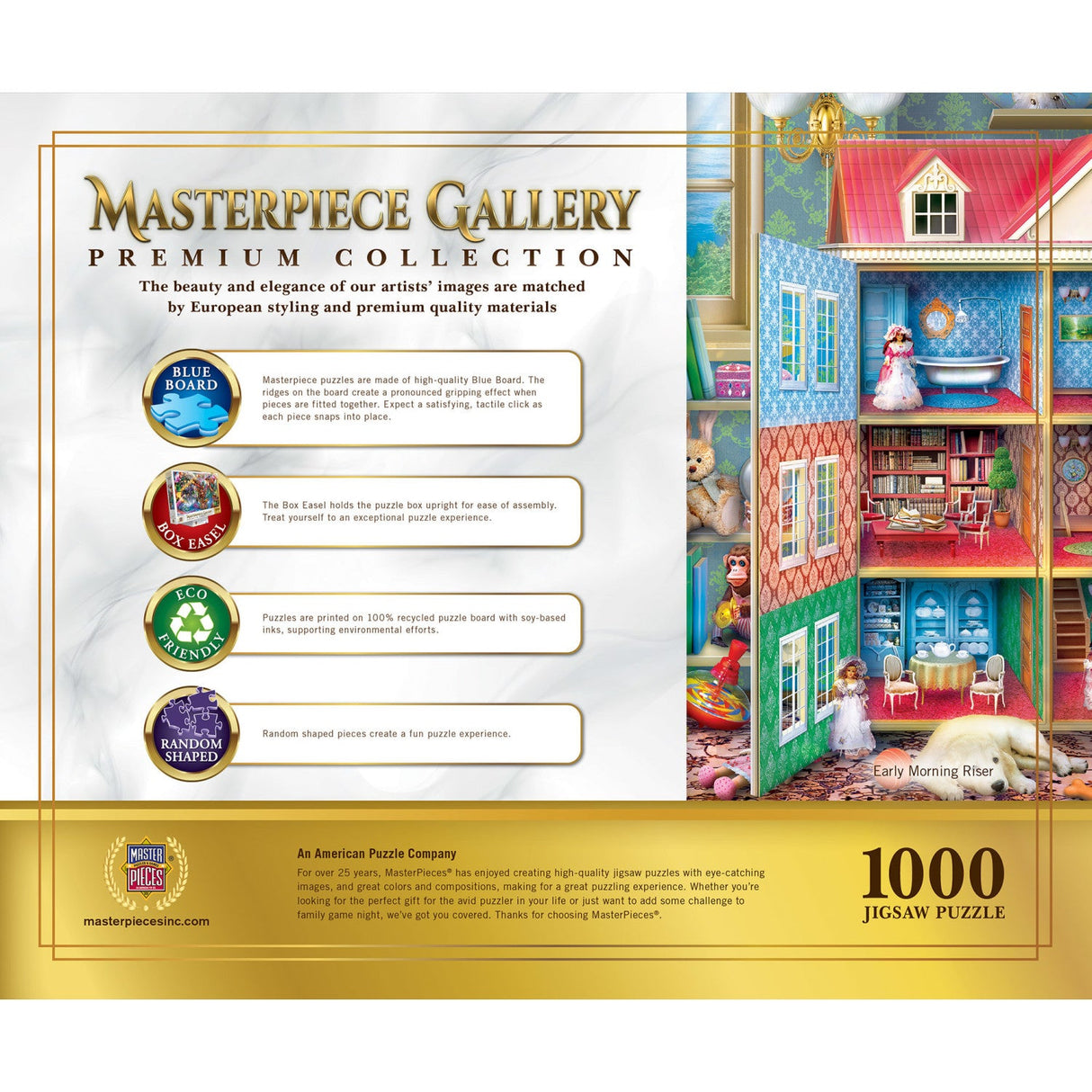 Masterpiece Gallery - Early Monring Riser 1000 Piece Jigsaw Puzzle