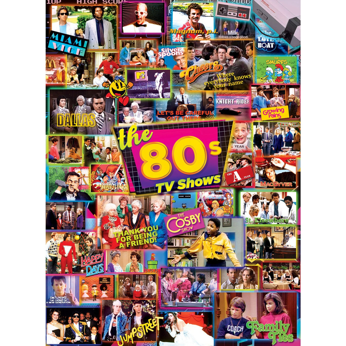 Decades - The 80's 500 Piece Jigsaw Puzzles 3 Pack