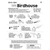 Birdhouse Wood Craft & Paint Kit