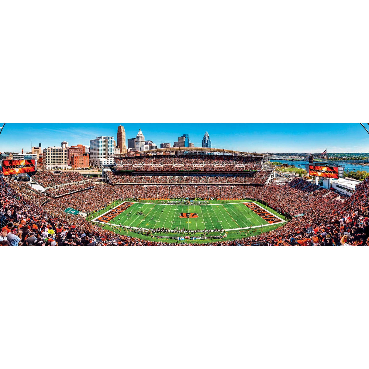 Cincinnati Bengals - 1000 Piece Panoramic Jigsaw Puzzle