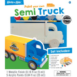 Semi Truck Wood Paint Set