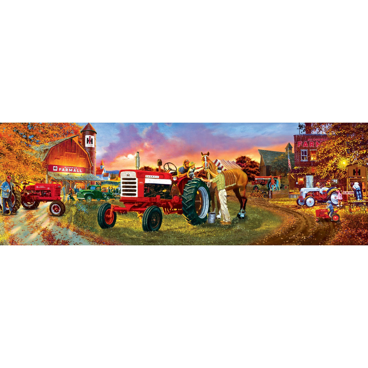 Farmall - Horsepower 1000 Piece Panoramic Jigsaw Puzzle