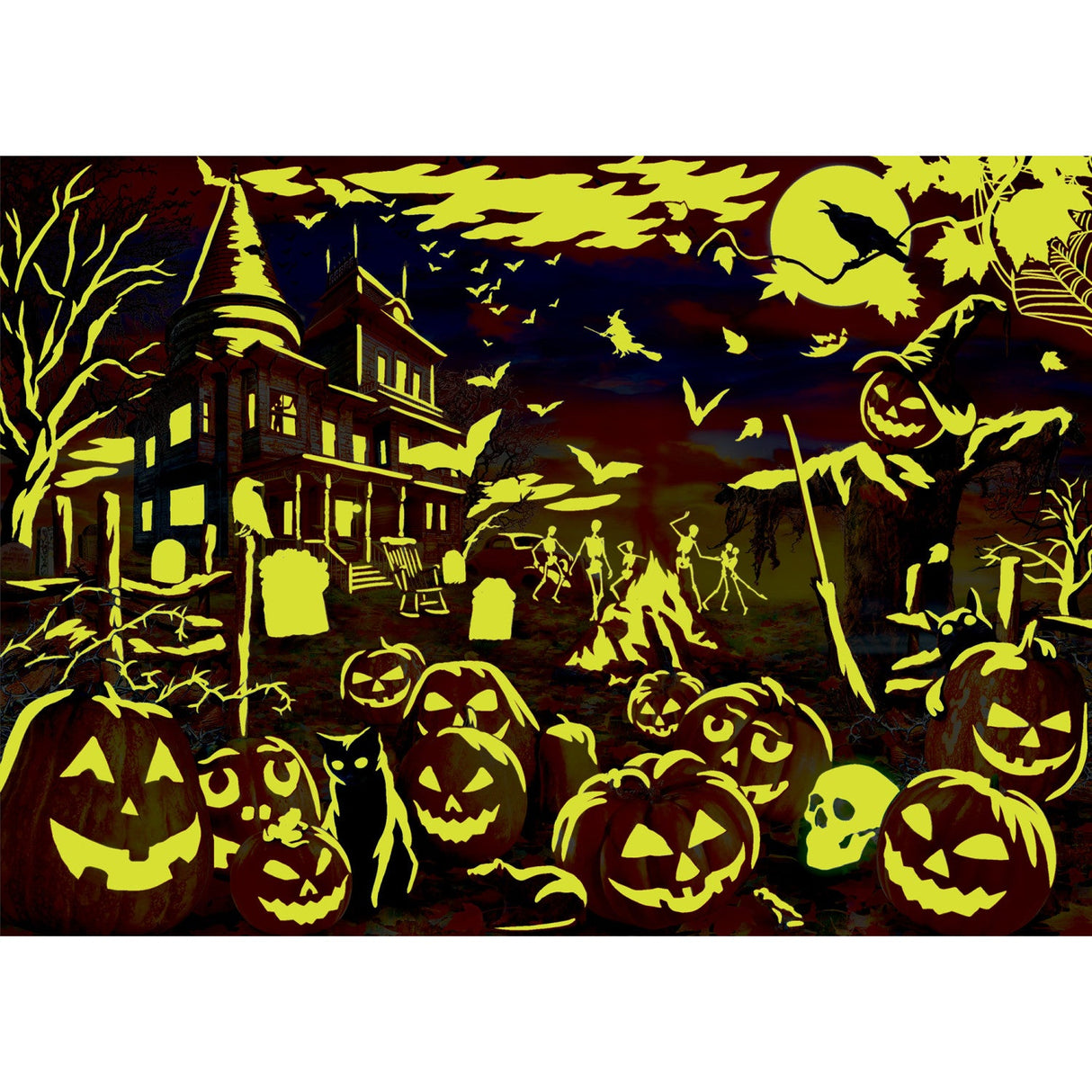 Glow in the Dark - All Hallow's Eve 500 Piece Jigsaw Puzzle