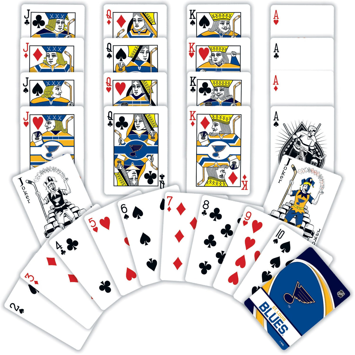 St. Louis Blues Playing Cards - 54 Card Deck