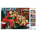 Happy Holidays - Guarding the Presents 300 Piece EZ Grip Jigsaw Puzzle