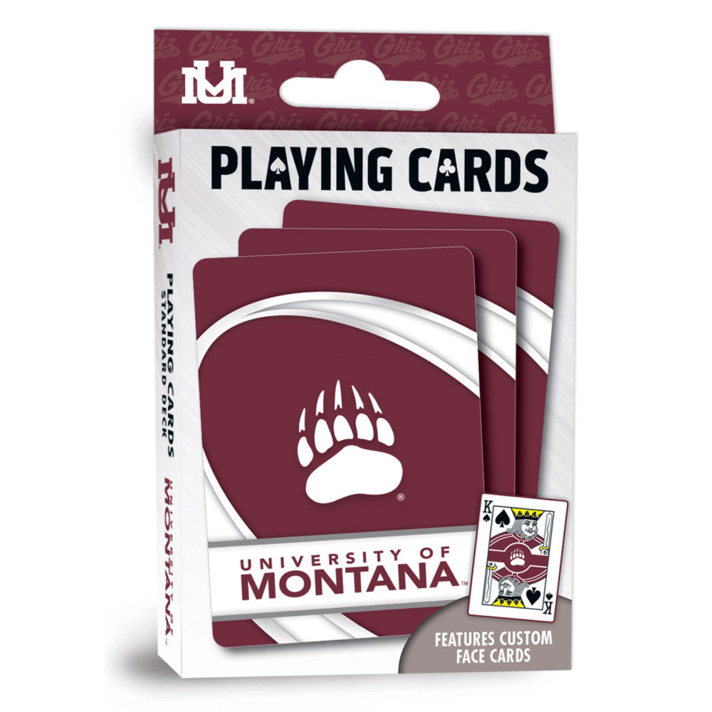Montana Grizzlies Playing Cards - 54 Card Deck