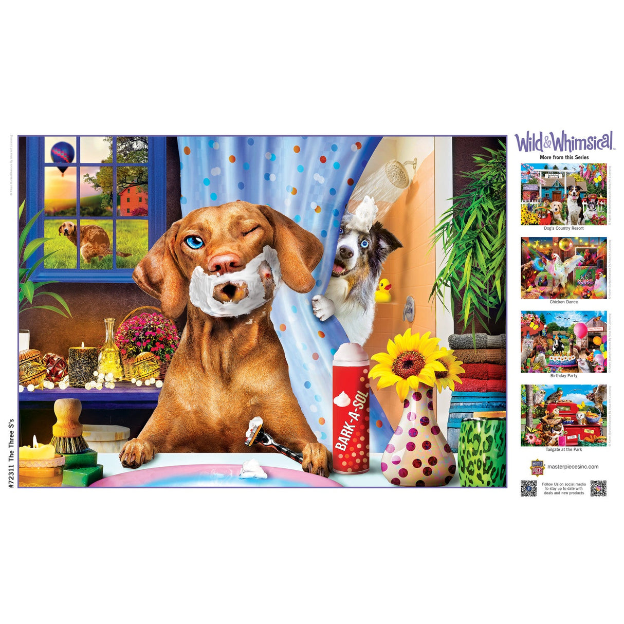 Wild & Whimsical - The Three S's 1000 Piece Jigsaw Puzzle