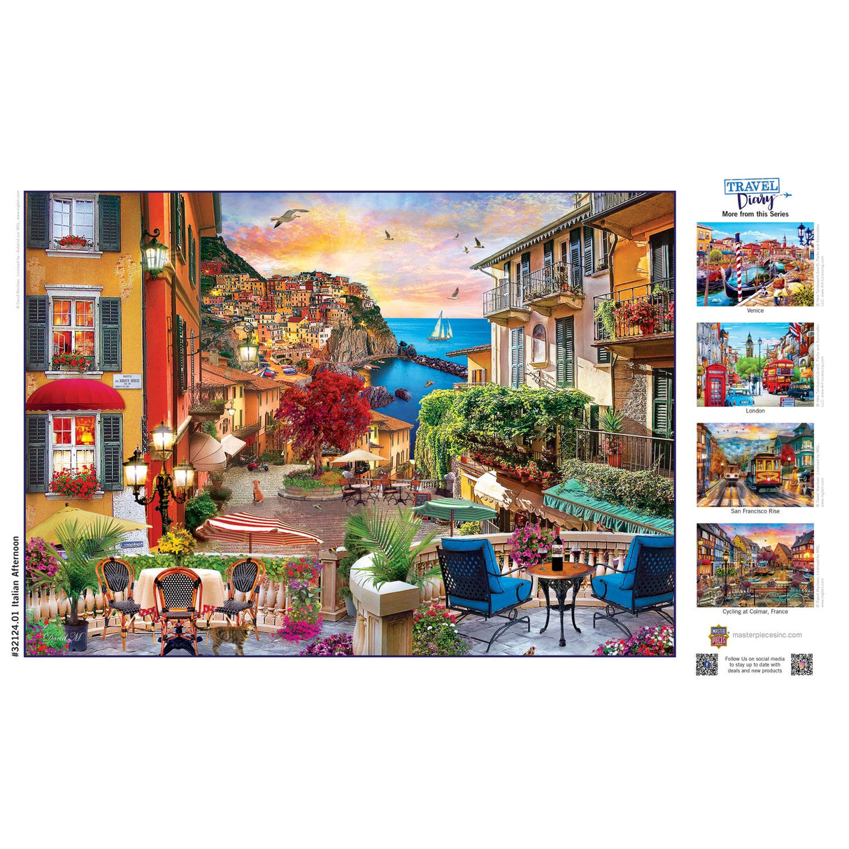 Travel Diary - Italian Afternoon 500 Piece Jigsaw Puzzle