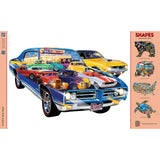 Contours - Road Trippin 1000 Piece Shaped Jigsaw Puzzle