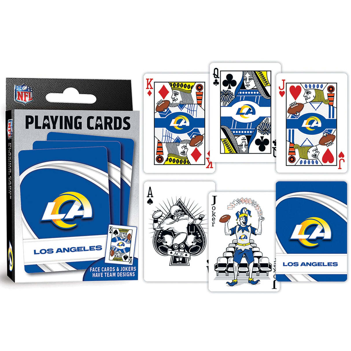 Los Angeles Rams Playing Cards - 54 Card Deck