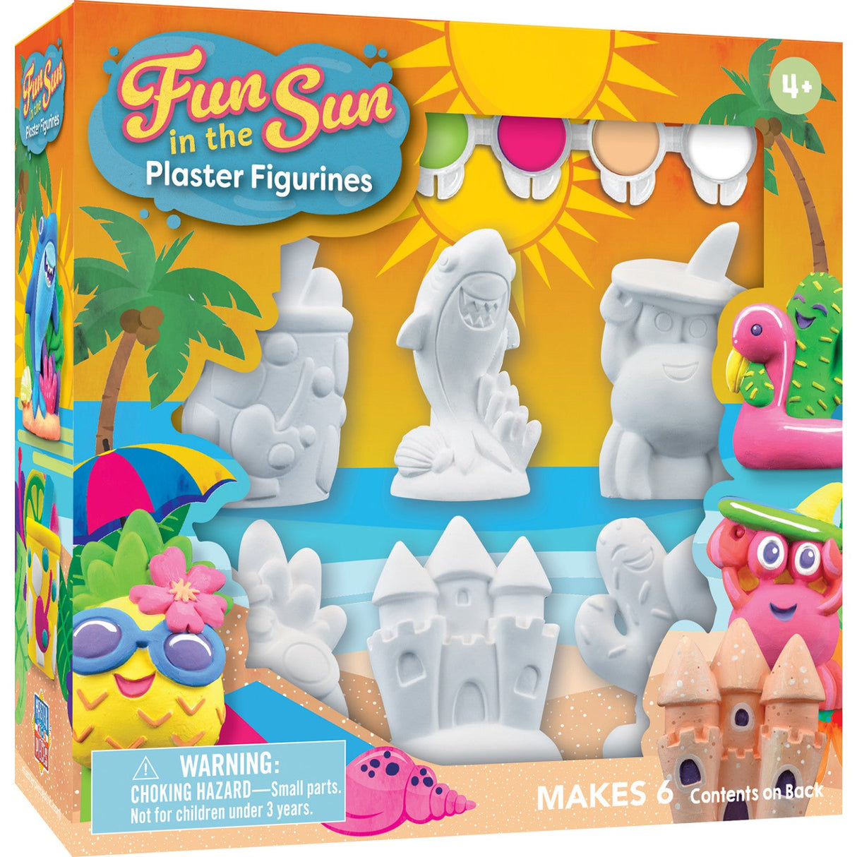 Fun in the Sun - Plaster Figurine Paint Set