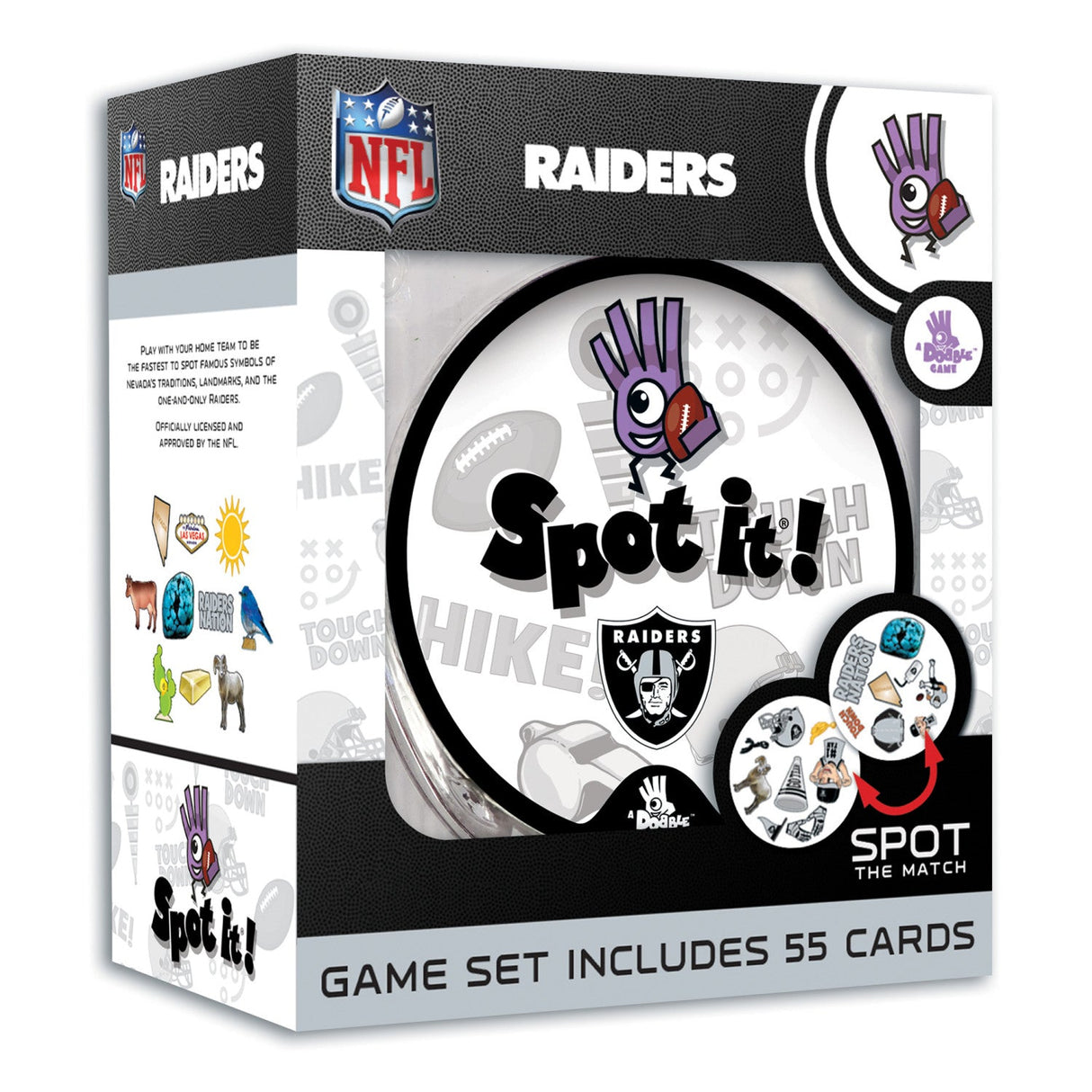 Las Vegas Raiders Spot It! Card Game