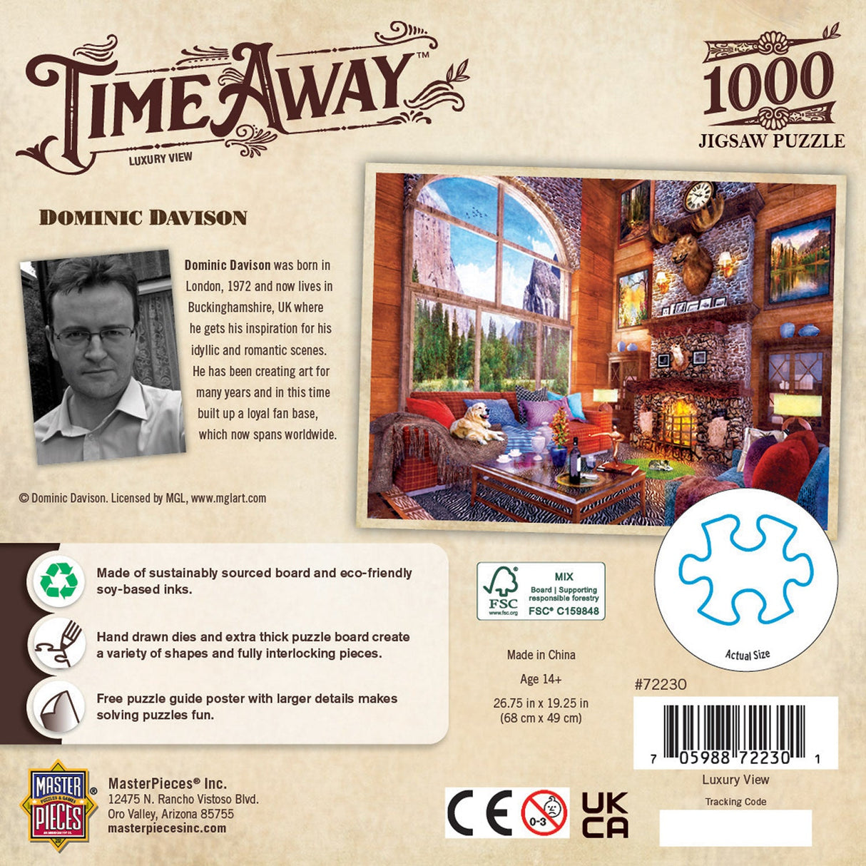 Time Away - Luxury View 1000 Piece Jigsaw Puzzle