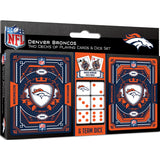 Denver Broncos - 2-Pack Playing Cards & Dice Set