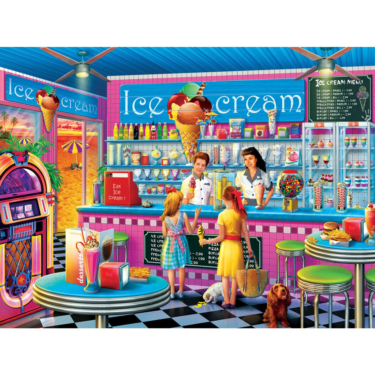 Shopkeepers - Anna's Ice Cream Parlor 750 Piece Jigsaw Puzzle