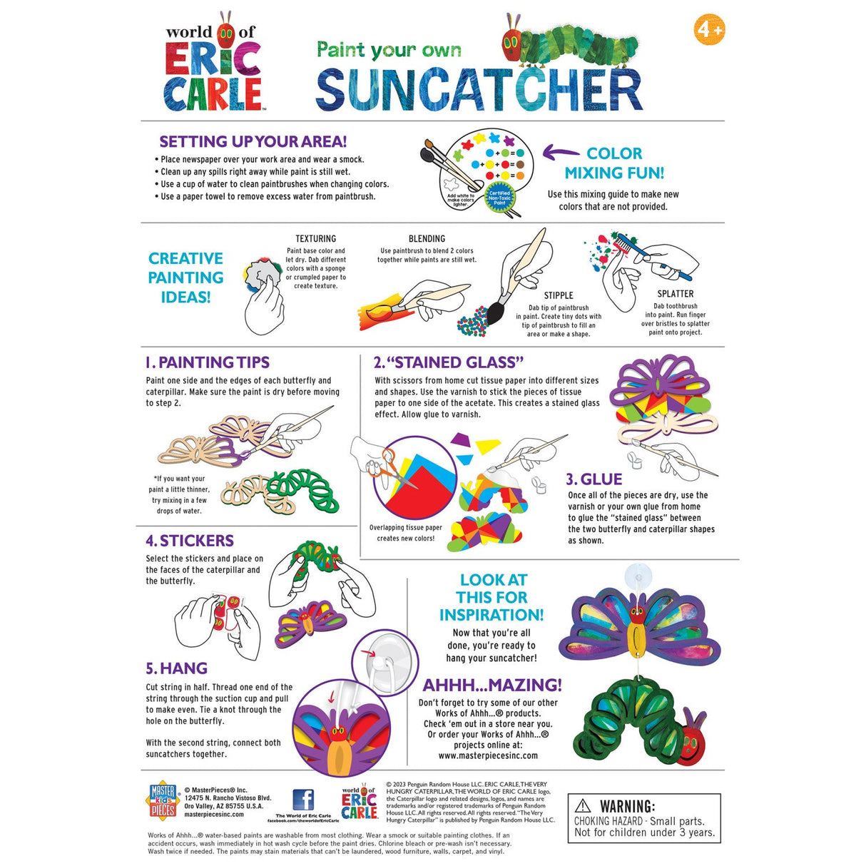 Eric Carle - Suncatcher Wood Paint Kit