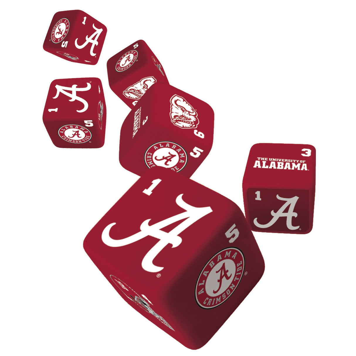 Alabama Crimson Tide Dice Set - 19mm