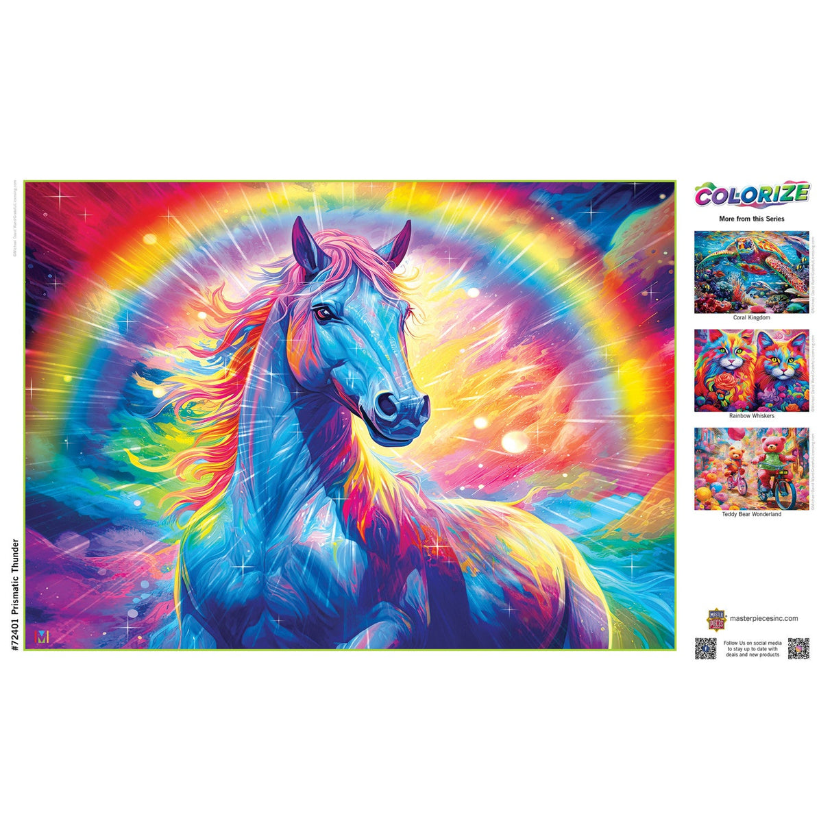 Colorize - Prismatic Thunder 1000 Piece Jigsaw Puzzle