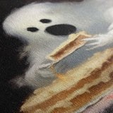 YUM! Ghost Chompin' On A Cake, It's His Birthday! Halloween Decor