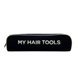 Roomy Hair Wrap Tools Travel Case, Black