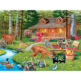 Family Time - Creekside Gathering 400 Piece Jigsaw Puzzle