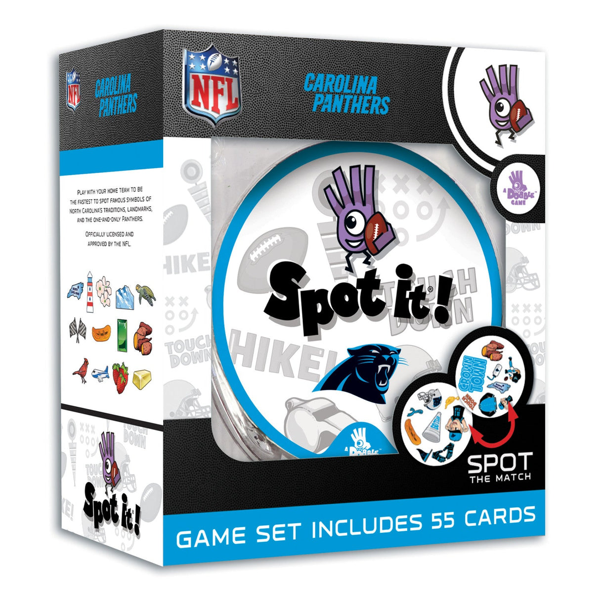 Carolina Panthers Spot It! Card Game