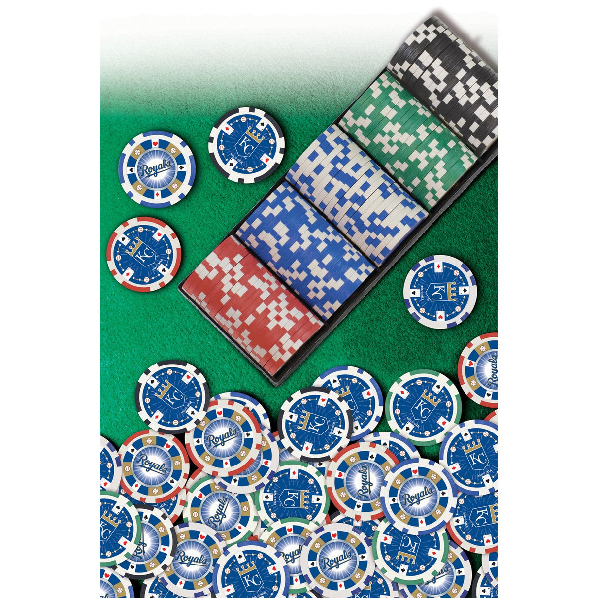 Kansas City Royals 100 Piece Poker Chips