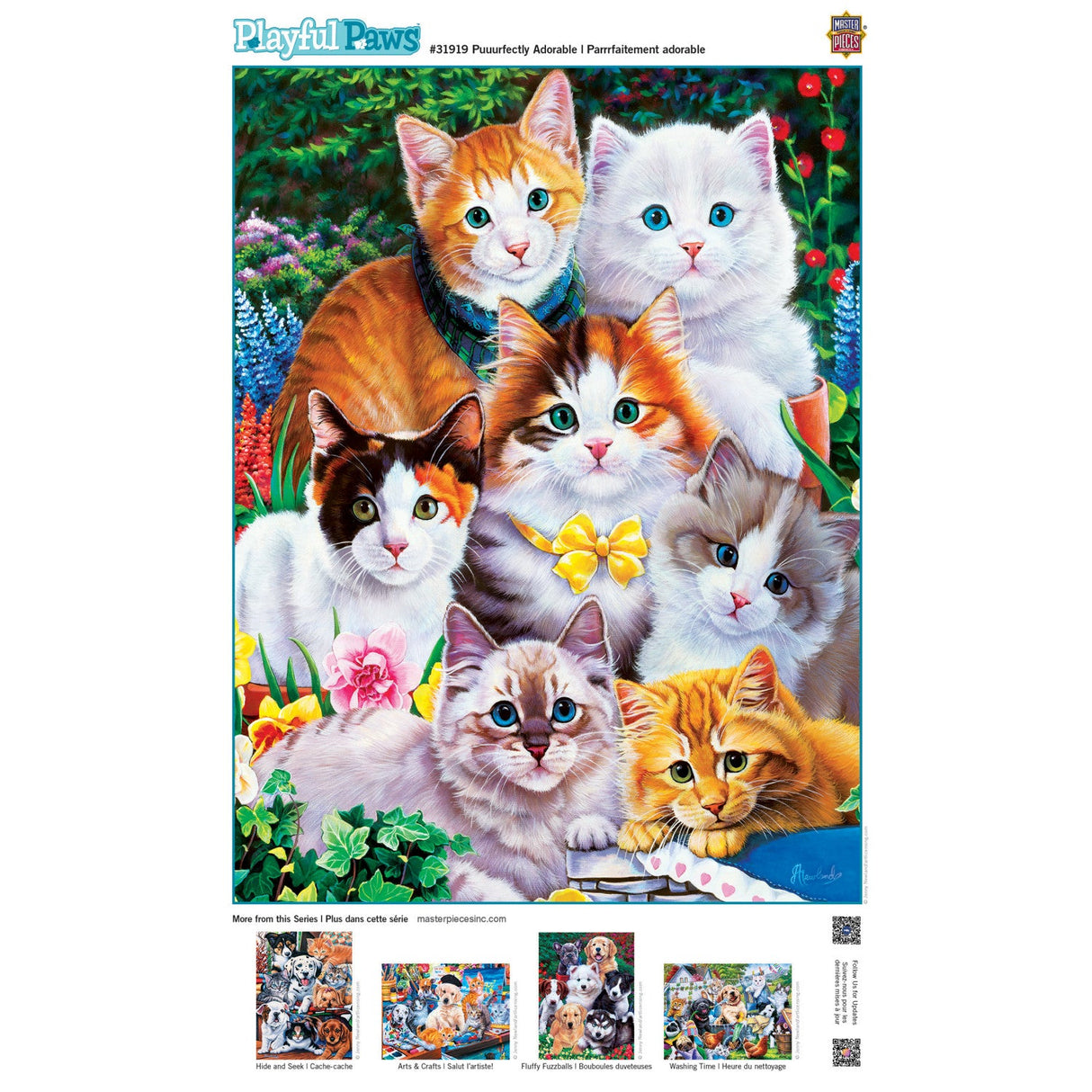 Playful Paws - Puuurfectly Adorable 300 Piece EZ Grip Jigsaw Puzzle