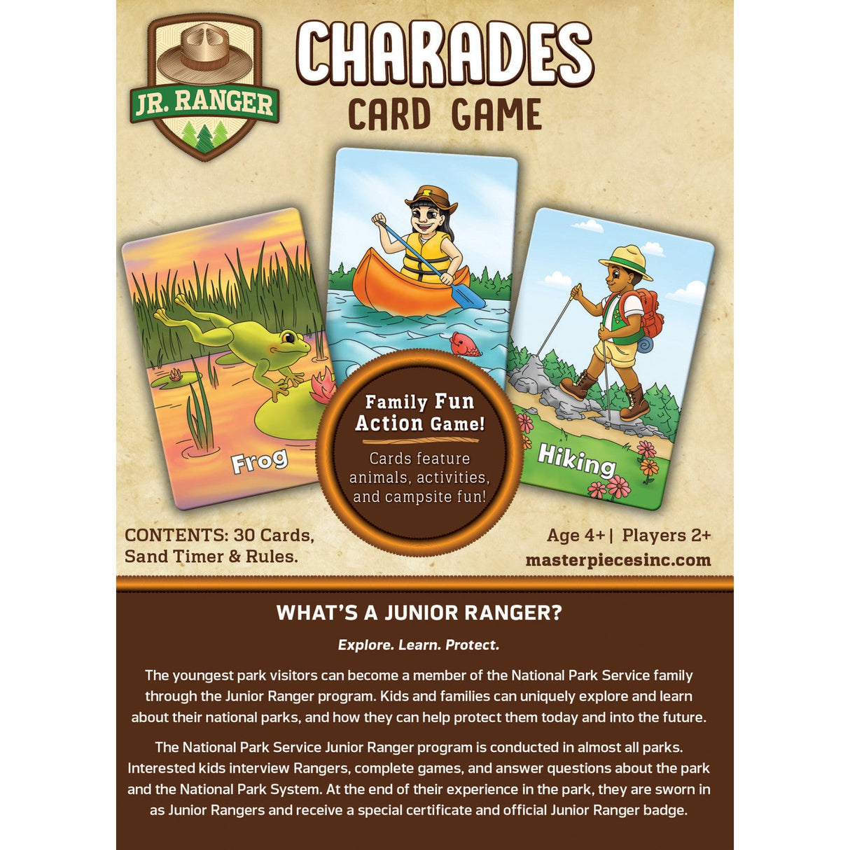 Jr. Ranger Charades Card Game