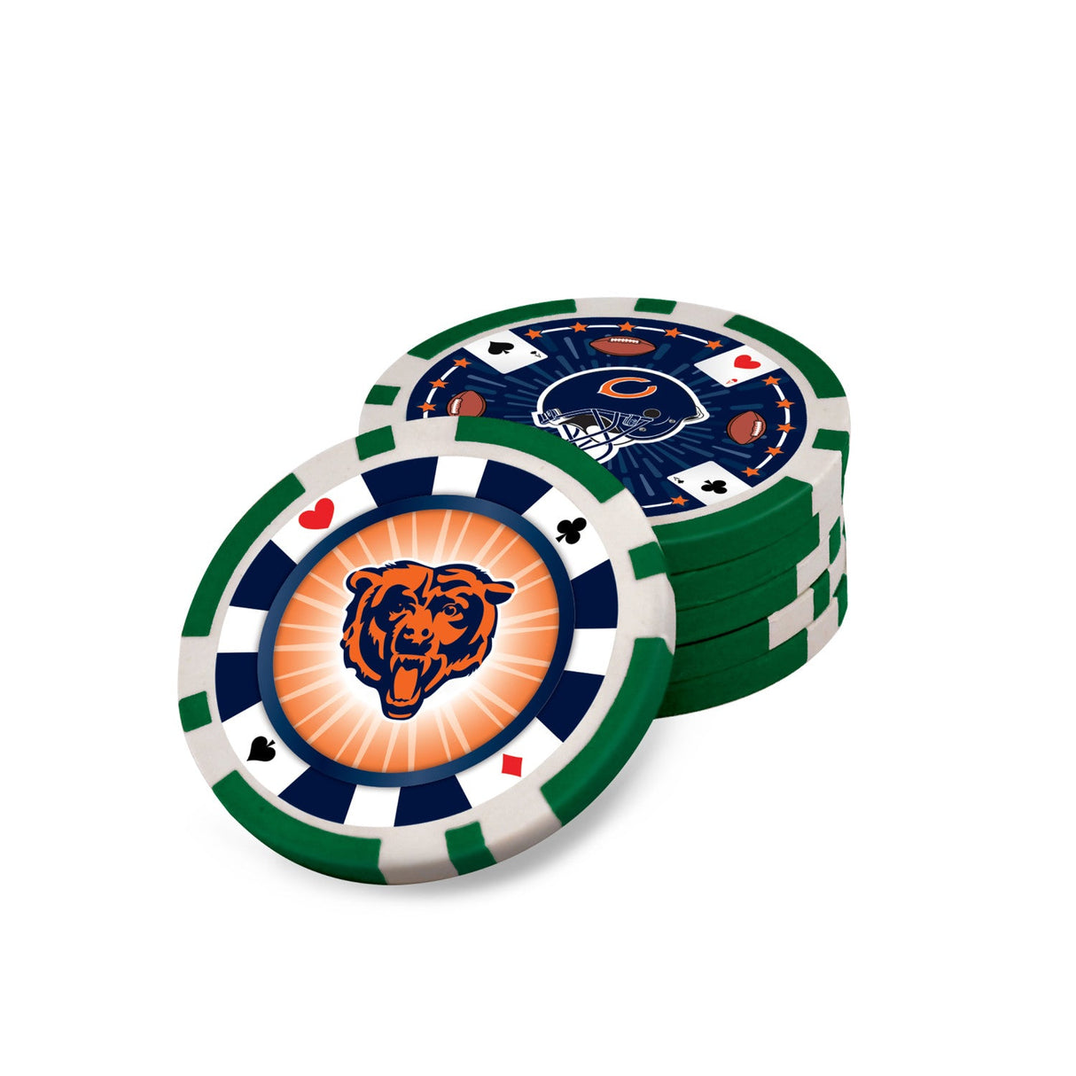 Chicago Bears 300 Piece Poker Set