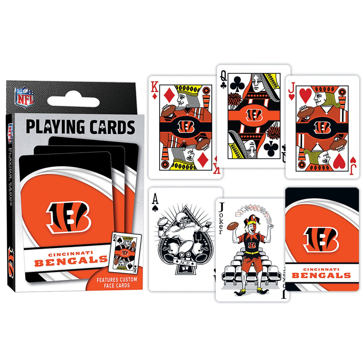 Cincinnati Bengals Playing Cards - 54 Card Deck