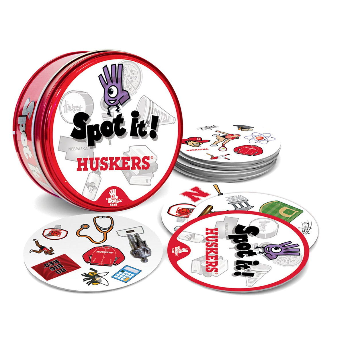 Nebraska Cornhuskers Spot It! Card Game