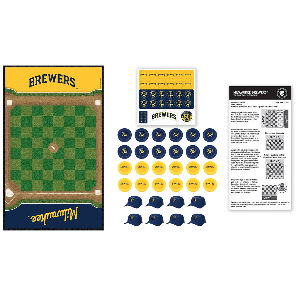 Milwaukee Brewers Checkers