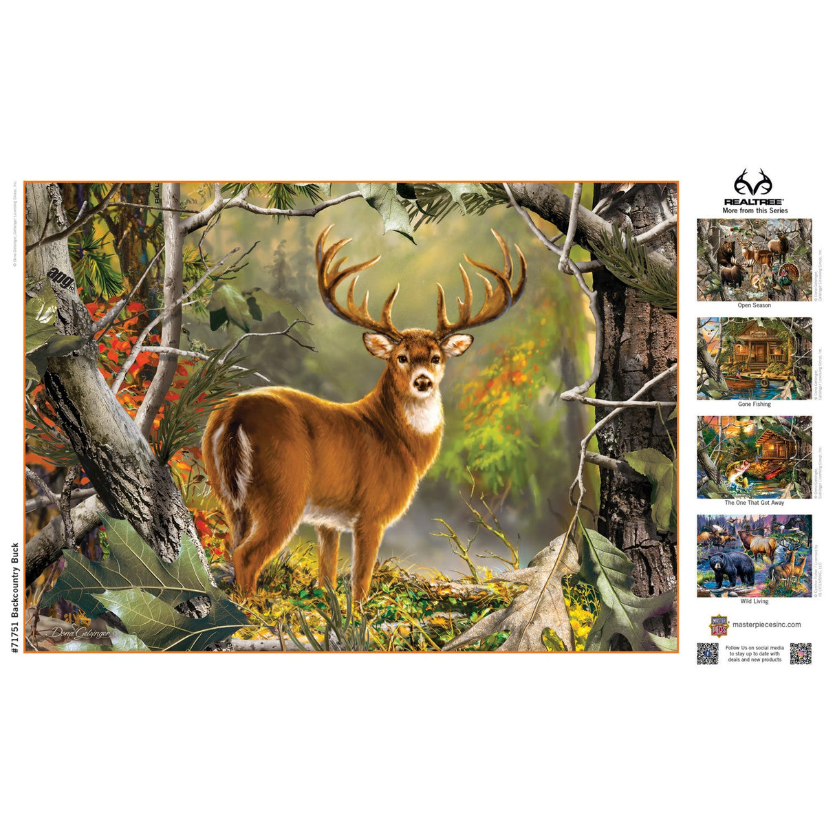 Realtree - Backcountry Buck 1000 Piece Jigsaw Puzzle