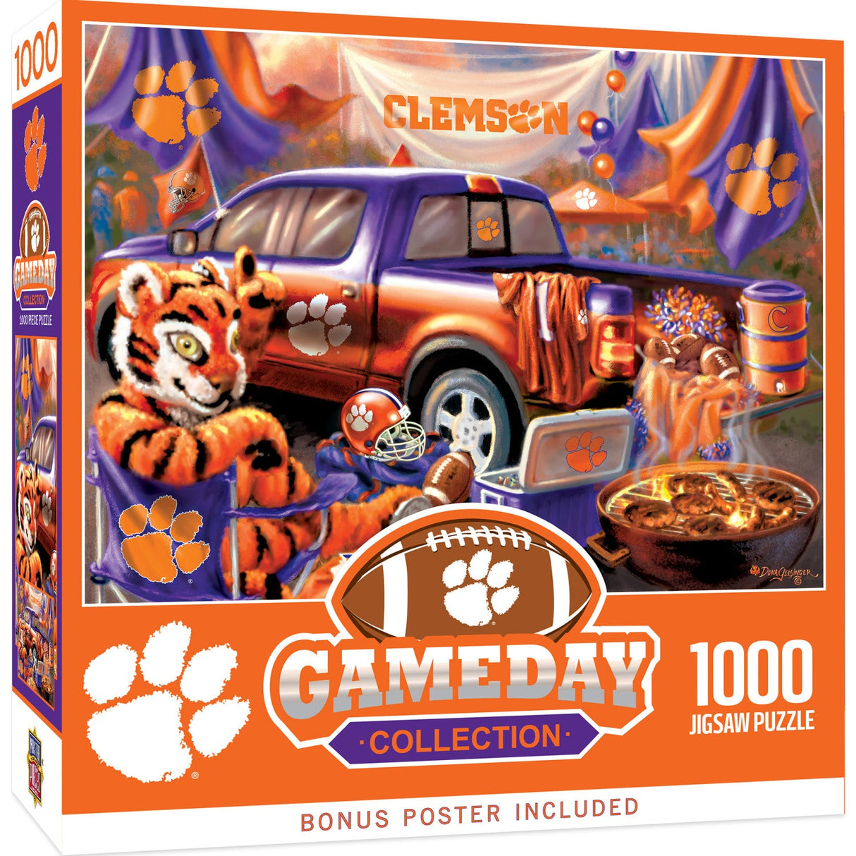 Clemson Tigers - Gameday 1000 Piece Jigsaw Puzzle