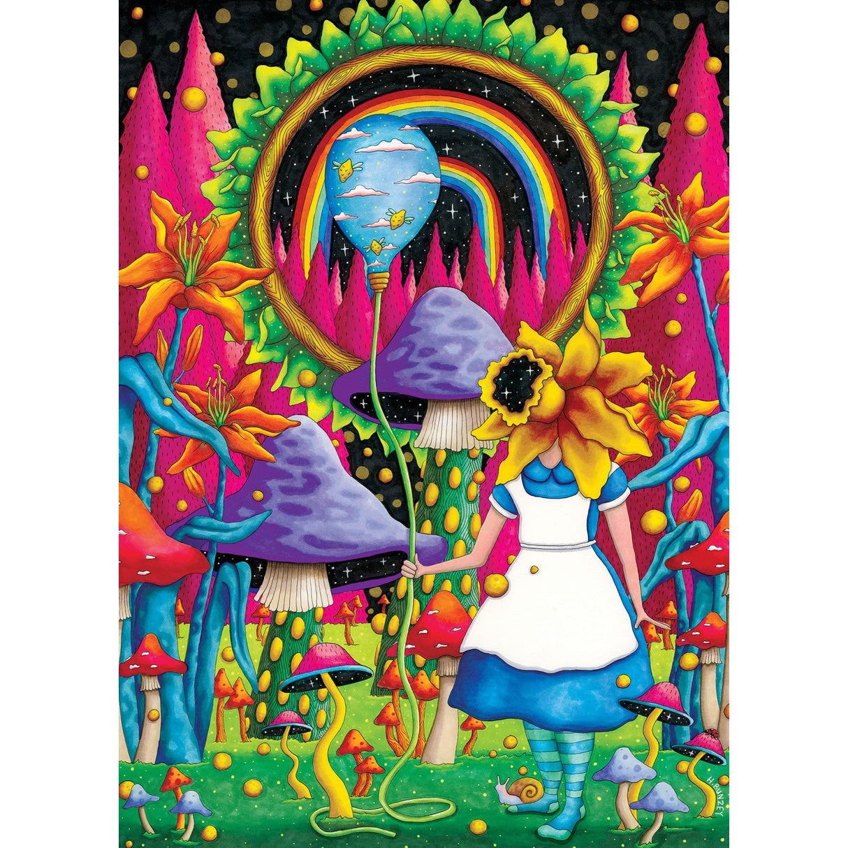 Wonderous Worlds - Go Ask Alice 1000 Piece Jigsaw Puzzle