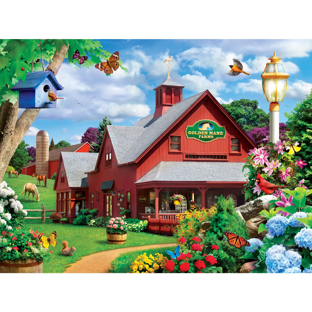 Memory Lane - Goldmane Farms 300 Piece EZ Grip Jigsaw Puzzle