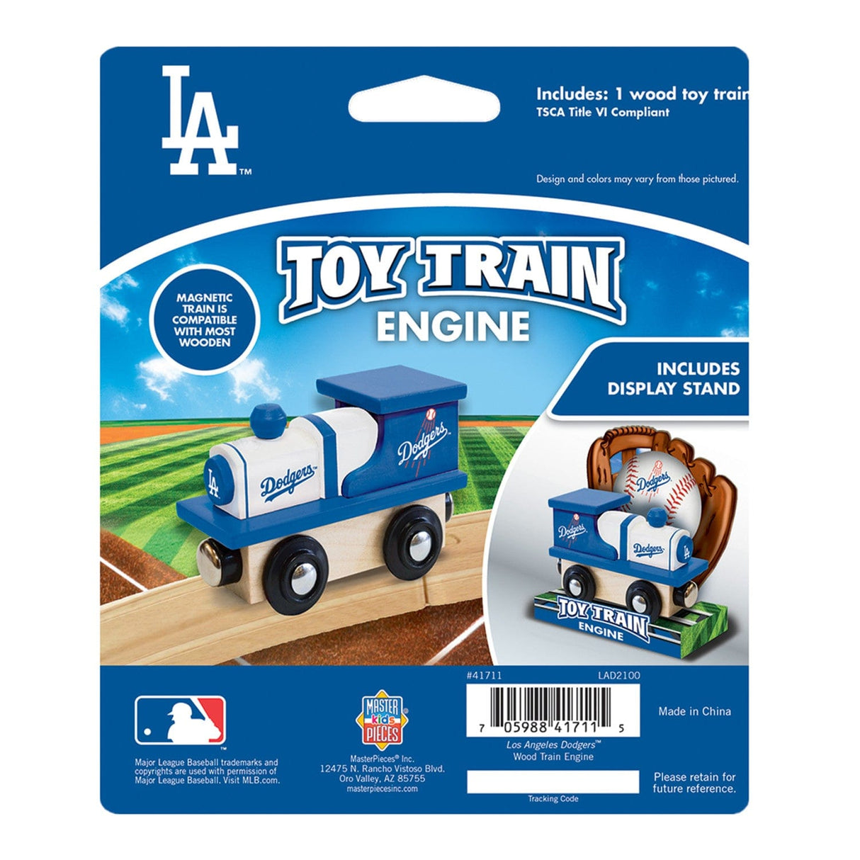 Los Angeles Dodgers Toy Train Engine