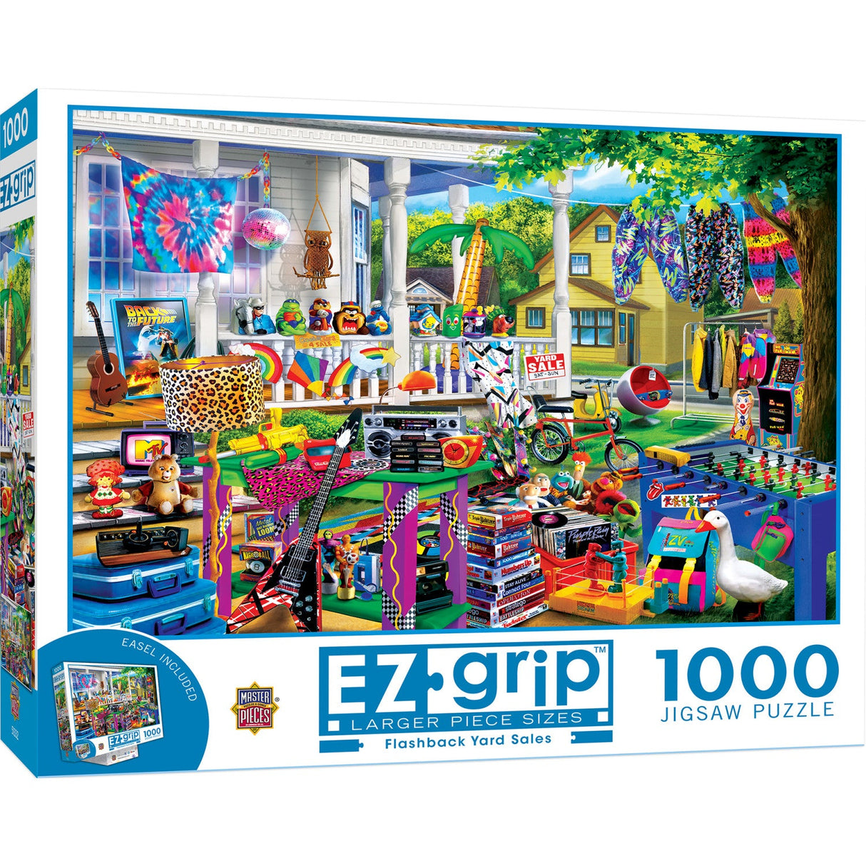 EZ Grip - Flashback Yard Sales 1000 Piece Jigsaw Puzzle