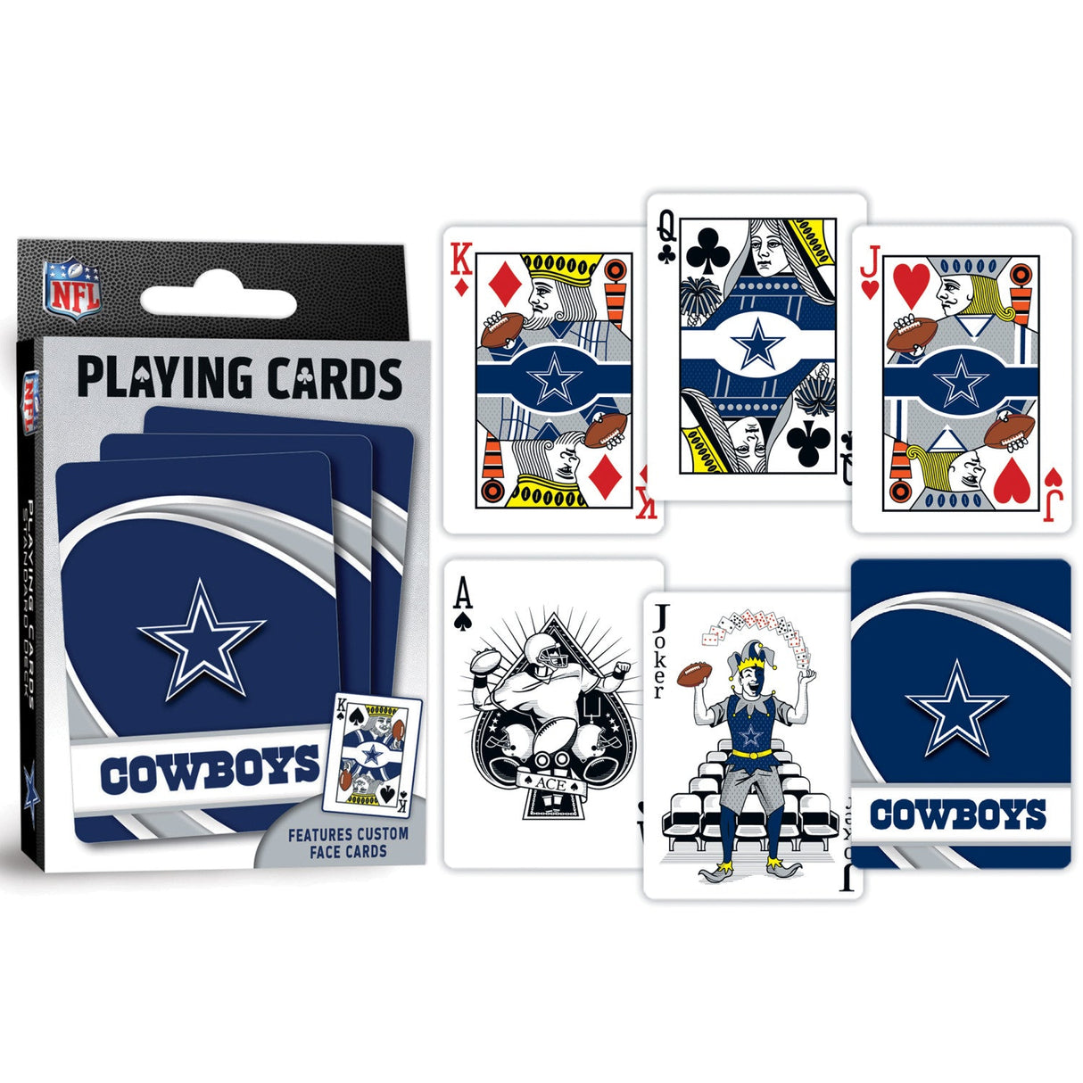 Dallas Cowboys Playing Cards - 54 Card Deck