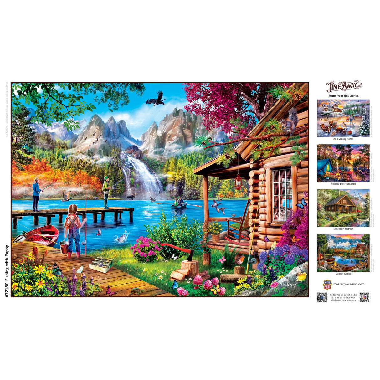 Time Away - Fishing with Pappy 1000 Piece Jigsaw Puzzle