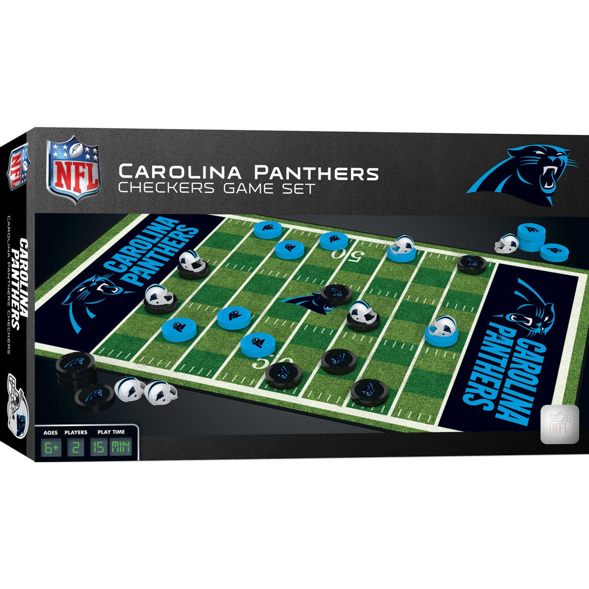 Carolina Panthers Checkers Board Game