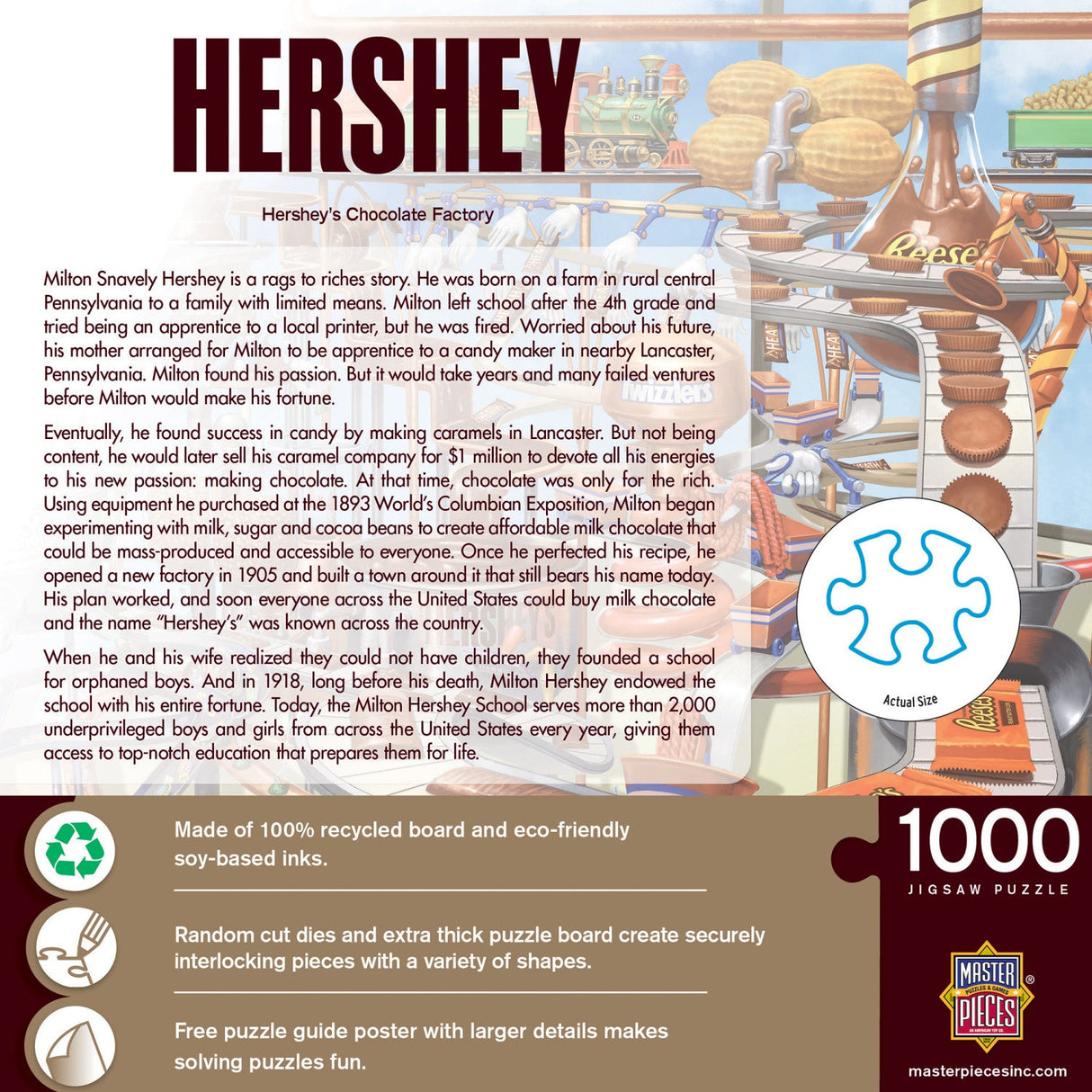 Hershey's Chocolate Factory - 1000 Piece Jigsaw Puzzle