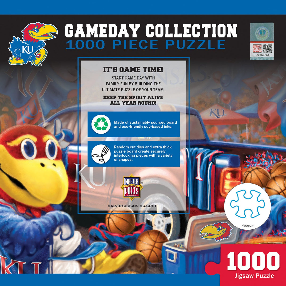 Kansas Jayhawks - Gameday 1000 Piece Jigsaw Puzzle