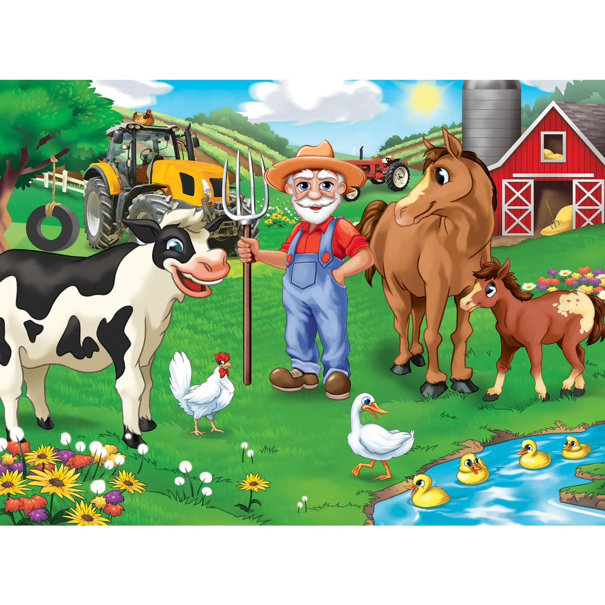 Old MacDonald's Farm - Miller's Pond 60 Piece Jigsaw Puzzle