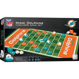 Miami Dolphins Checkers Board Game